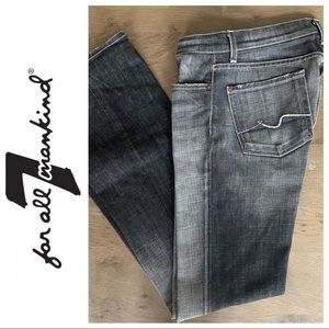 7 For All Mankind wide flared bootcut jeans